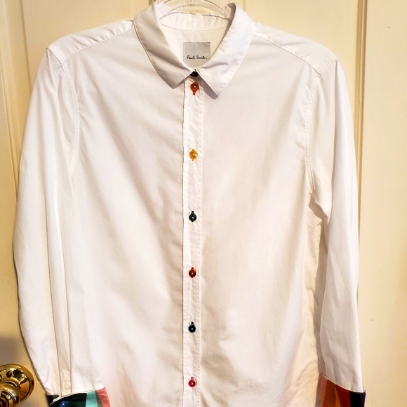 Paul Smith contrast white shirt - Picture 2 of 7